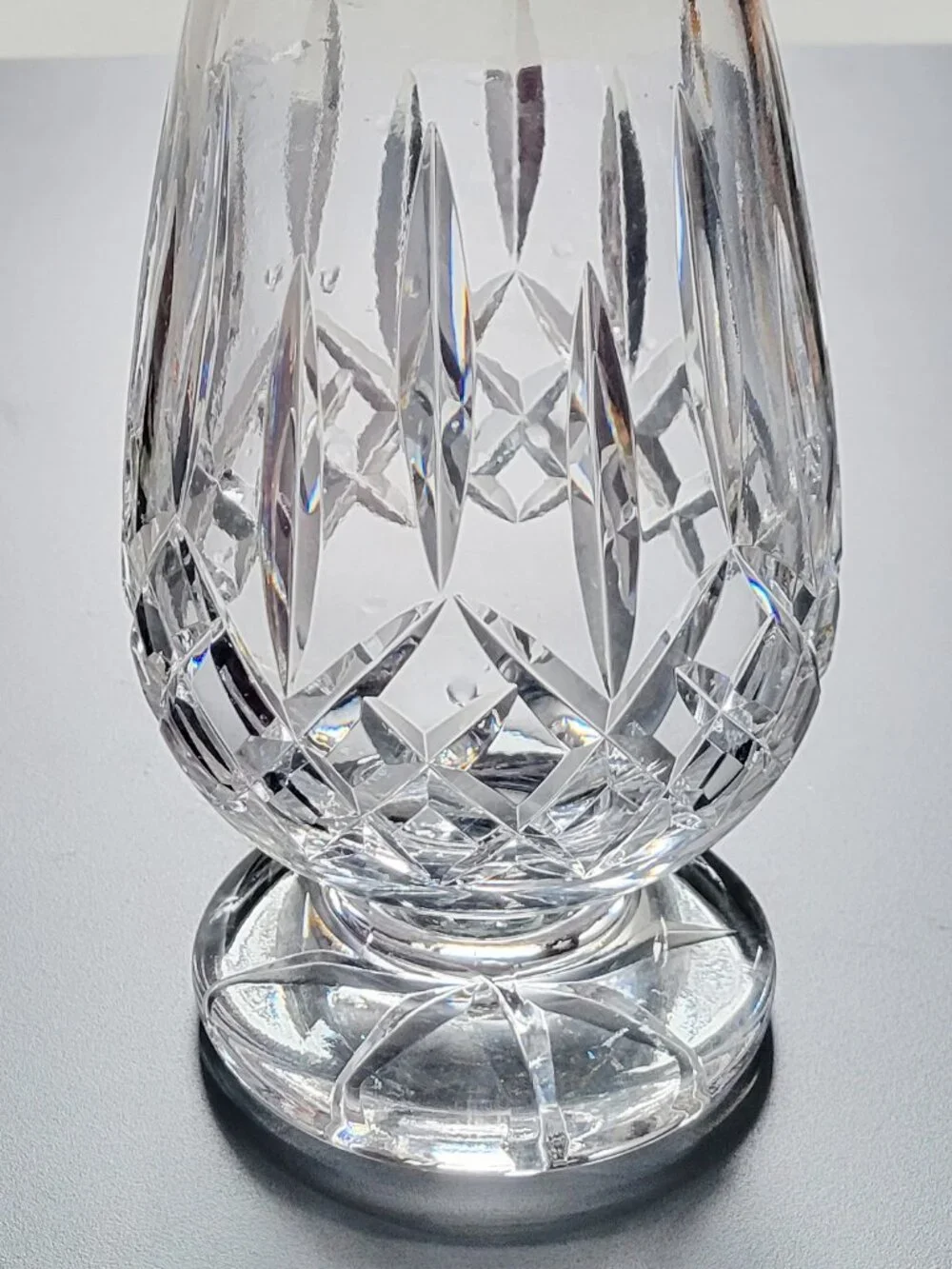 Rare Waterford Lismore Footed Brandy Crystal Decanter 13.5